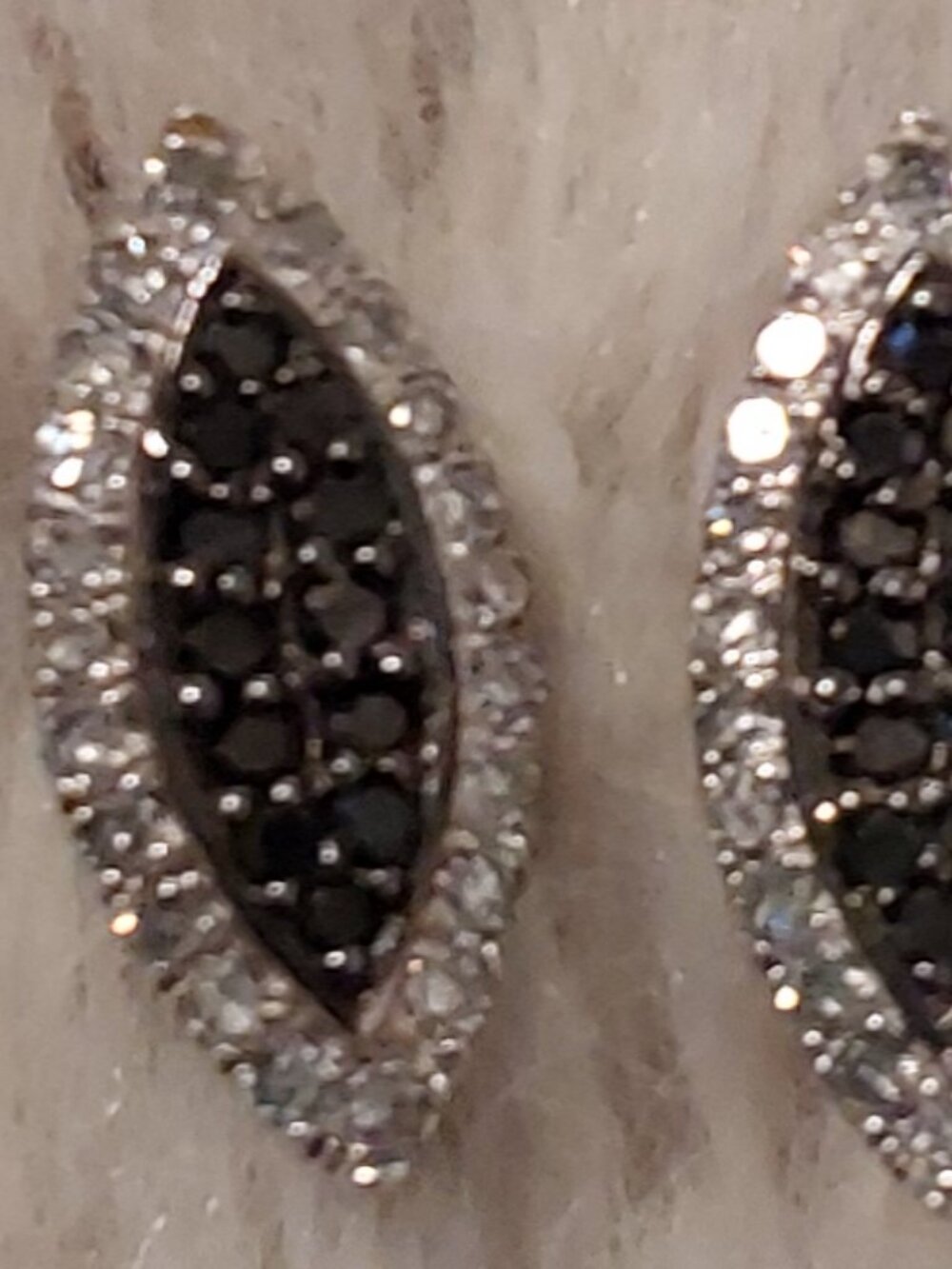 1/3 CT. T.W. BLACK DIAMOND Round Prong Set Earring in Sterling Silver (IJ-I2-I3) - Picture 2 of 16